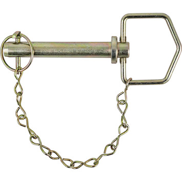 Hitch Pin with Linch Pin and Chain